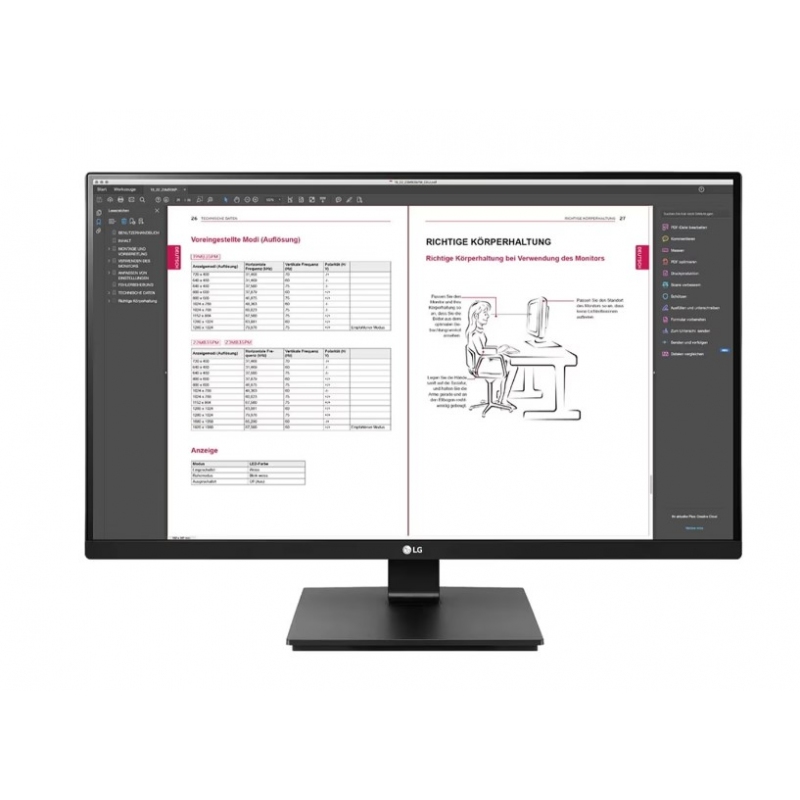 LG 27BN65QP-B MONITOR PROFESSIONALE 27'' QUAD HD IPS HDR COLORE NERO