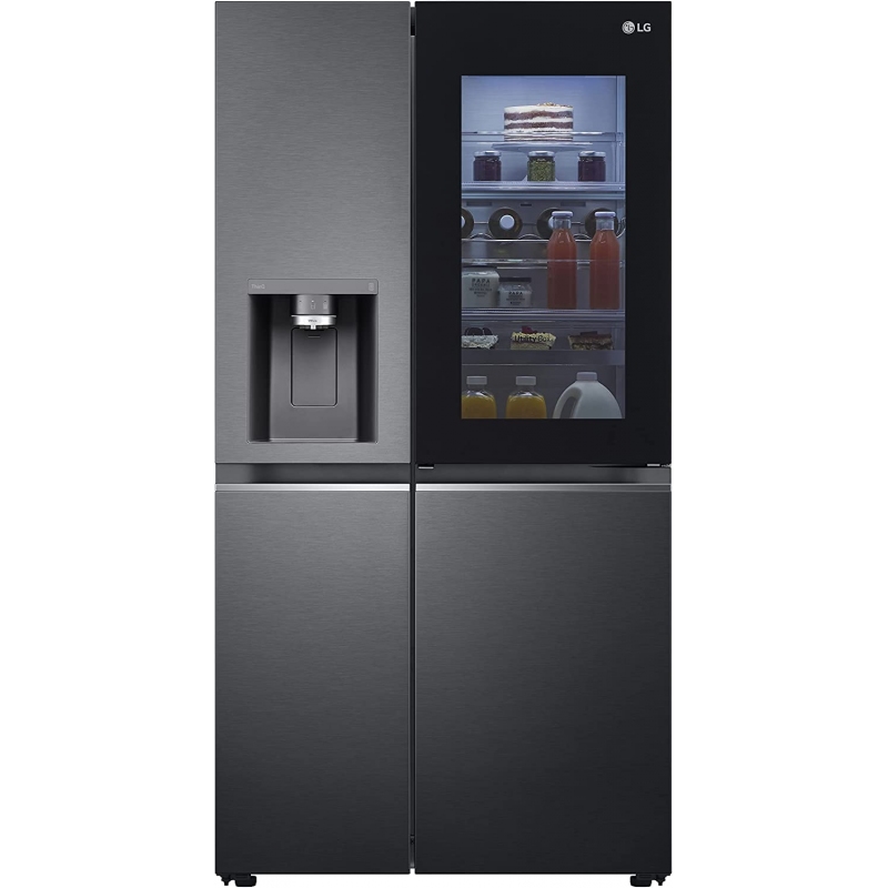 LG GSXV91MCAE FRIGORIFERO SIDE BY SIDE INSTAVIEW 635LT NO FROST WIFI CLASSE E COLORE NERO