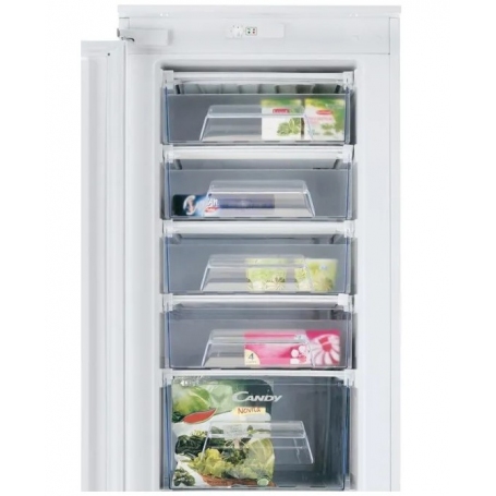 CANDY CFFO 3550 E/N CONGELATORE VERTICALE DA INCASSO STATICO 9 CASSETTI CLASSE F BIANCO