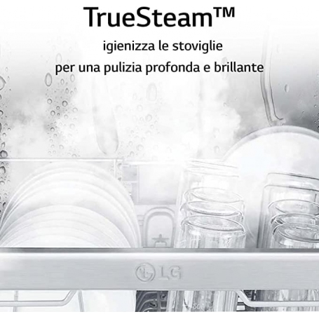 LG DF455HSS LAVASTOVIGLIE LIBERA INSTALLAZIONE 14 COPERTI QUADWASH WIFI CLASSE C