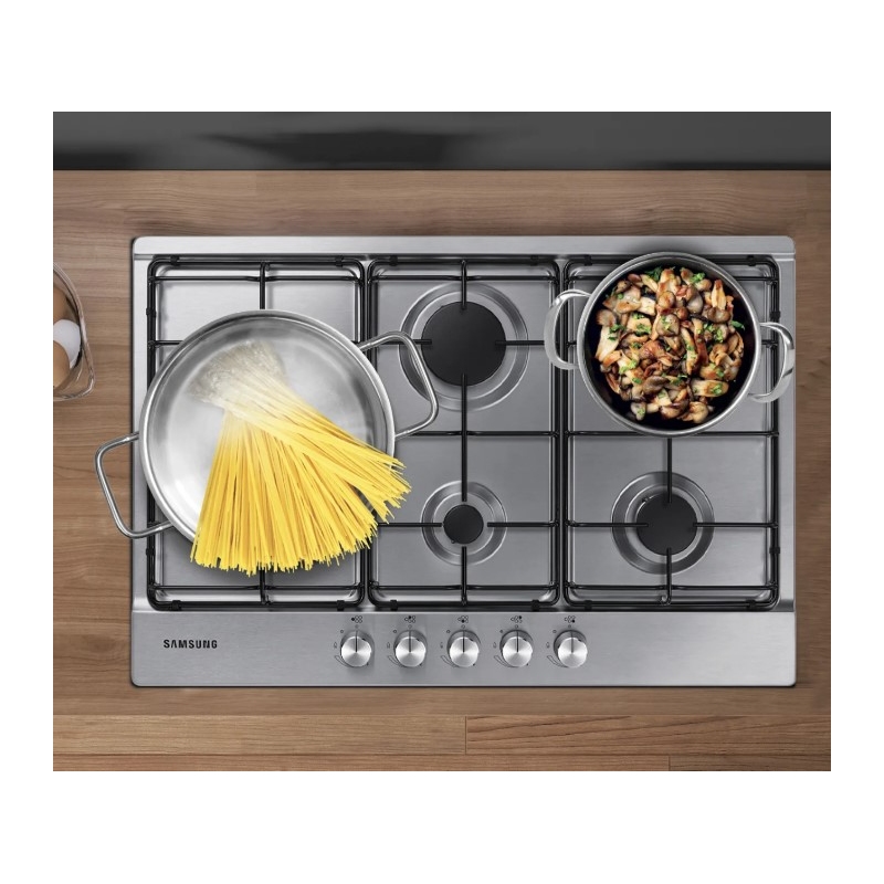 SAMSUNG NA75M3130AS PIANO COTTURA 75CM 5 FUOCHI...