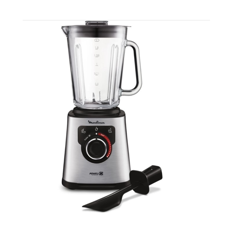 MOULINEX - LM1B1 Frullatore Portatile con Bottiglia Blend&Go Capacità 0.75  Litri Potenza 300 Watt Colore Nero / Inox - ePrice