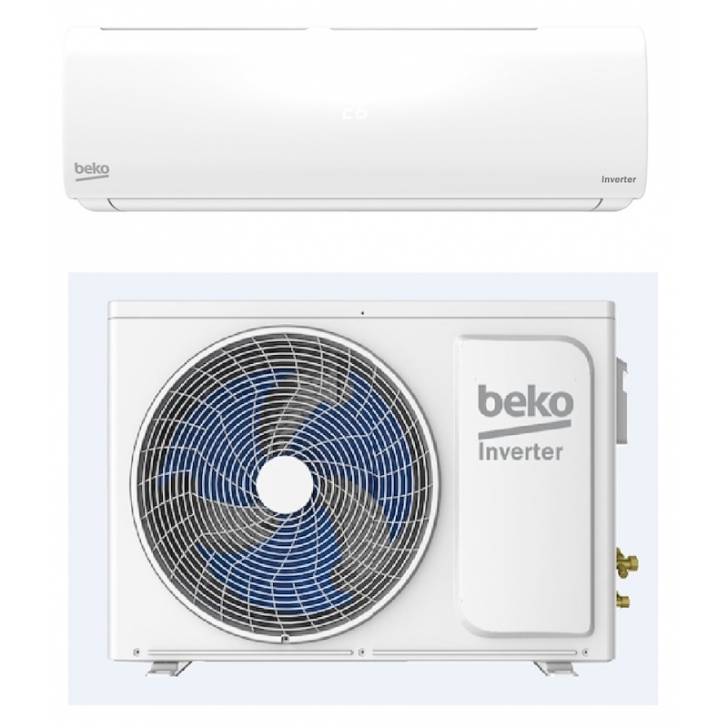 BEKO BEHPC090+091 CLIMATIZZATORE MONOSPLIT 9000 BTU MOTORE INVERTER CLASSE A++/A+ COLORE BIANCO - PROMOZIONE