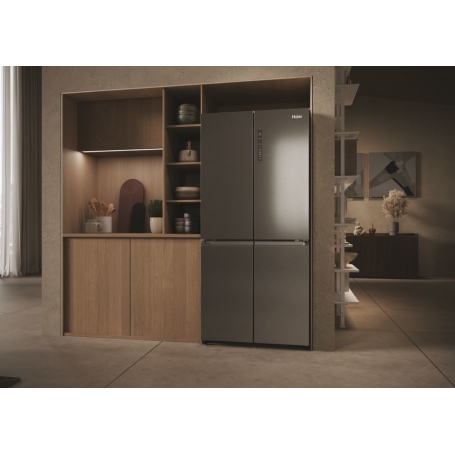 HAIER HCR3818ENMM FRIGORIFERO 4 PORTE CUBE 3 467LT NO FROST CLASSE E INOX