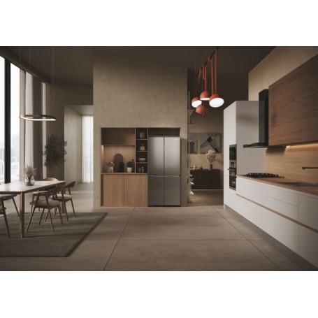 HAIER HCR3818ENMM FRIGORIFERO 4 PORTE CUBE 3 467LT NO FROST CLASSE E INOX