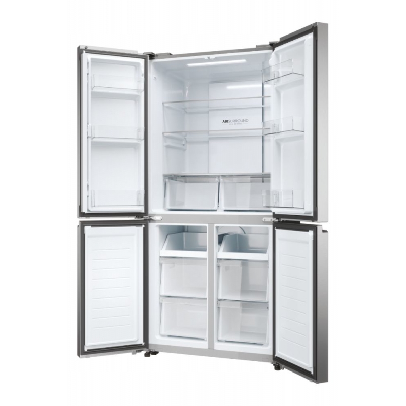 HAIER HCR3818ENMM FRIGORIFERO 4 PORTE CUBE 3 467LT NO FROST CLASSE E INOX