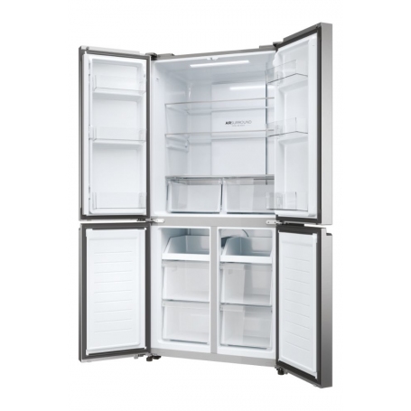 HAIER HCR3818ENMM FRIGORIFERO 4 PORTE CUBE 3 467LT NO FROST CLASSE E INOX