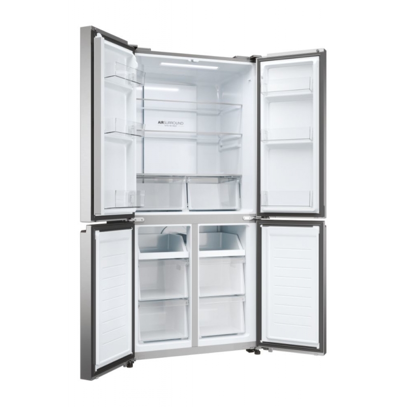 HAIER HCR3818ENMM FRIGORIFERO 4 PORTE CUBE 3 467LT NO FROST CLASSE E INOX
