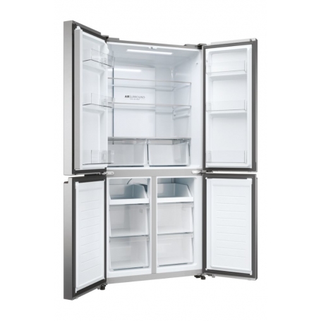 HAIER HCR3818ENMM FRIGORIFERO 4 PORTE CUBE 3 467LT NO FROST CLASSE E INOX