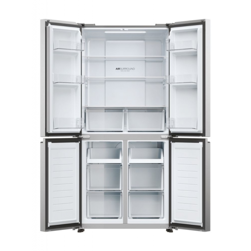 HAIER HCR3818ENMM FRIGORIFERO 4 PORTE CUBE 3 467LT NO FROST CLASSE E INOX