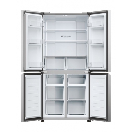 HAIER HCR3818ENMM FRIGORIFERO 4 PORTE CUBE 3 467LT NO FROST CLASSE E INOX