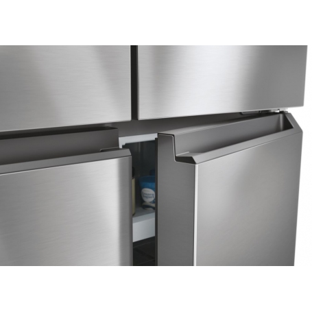 HAIER HCR3818ENMM FRIGORIFERO 4 PORTE CUBE 3 467LT NO FROST CLASSE E INOX