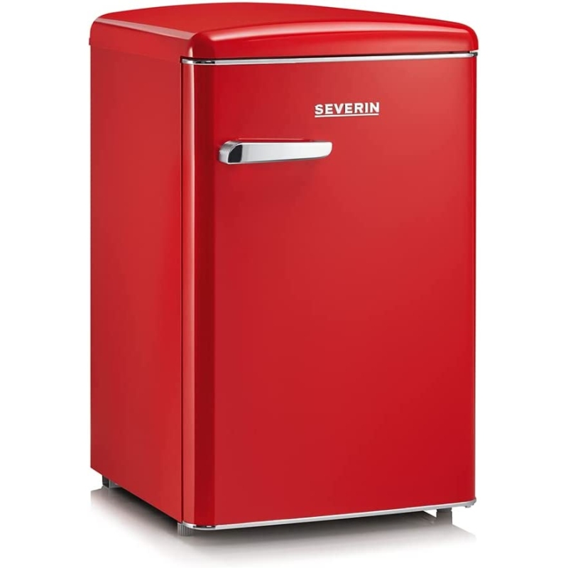SEVERIN RKS 8830 FRIGORIFERO MONOPORTA LINEA RETRO' 108LT CLASSE D COLORE ROSSO