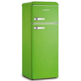 SEVERIN KS 9952 FRIGORIFERO DOPPIA PORTA LINEA RETRO' 209 LT CLASSE E COLORE VERDE - PROMO