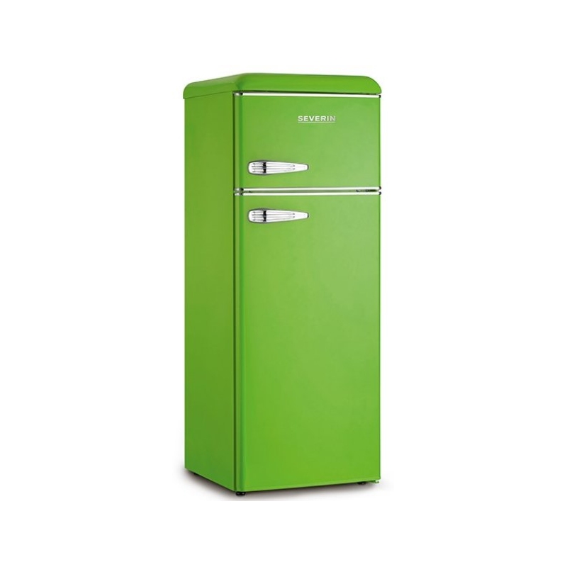 SEVERIN KS 9952 FRIGORIFERO DOPPIA PORTA LINEA RETRO' 209 LT CLASSE E COLORE VERDE - PROMO