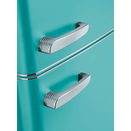 SEVERIN RKG 8934 FRIGORIFERO DOPPIA PORTA LINEA RETRO' 208 LT CLASSE E COLORE TURCHESE - PROMO