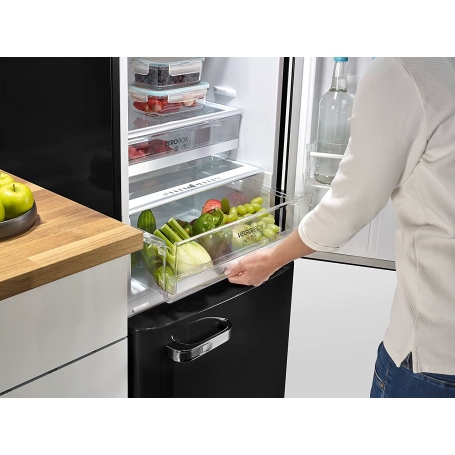 SEVERIN RKG 8928 FRIGORIFERO COMBINATO LINEA RETRO' 250 LT CLASSE E COLORE NERO - PROMO