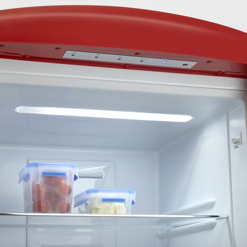 SEVERIN RKG 8997 FRIGORIFERO COMBINATO LINEA RETRO' 315 LT CLASSE E COLORE ROSSO - PROMO