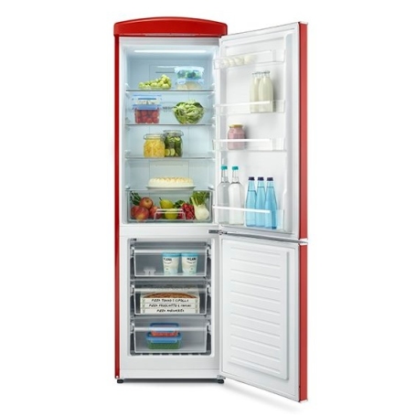 SEVERIN RKG 8997 FRIGORIFERO COMBINATO LINEA RETRO' 315 LT CLASSE E COLORE ROSSO - PROMO SEVERIN RKG 8997 FRIGORIFERO COMBINATO LINEA RETRO' 315 LT CLASSE E COLORE ROSSO - PROMO