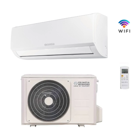 OLIMPIA SPLENDID ARYAL S1 E INVERTER 12 C KIT CLIMATIZZATORE MONOSPLIT 12000 BTU GAS R32 CLASSE A++/A+ - PROMO
