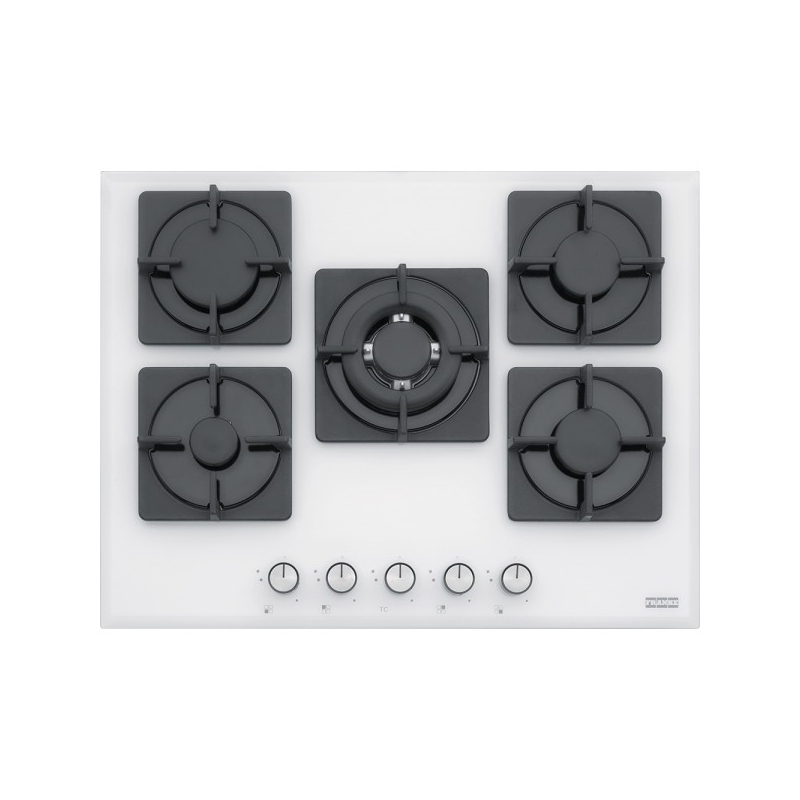 FRANKE FHNS 705 4G TC WH C - 106.0490.103 PIANO COTTURA DA INCASSO 70CM 5 FUOCHI A GAS COLORE BIANCO