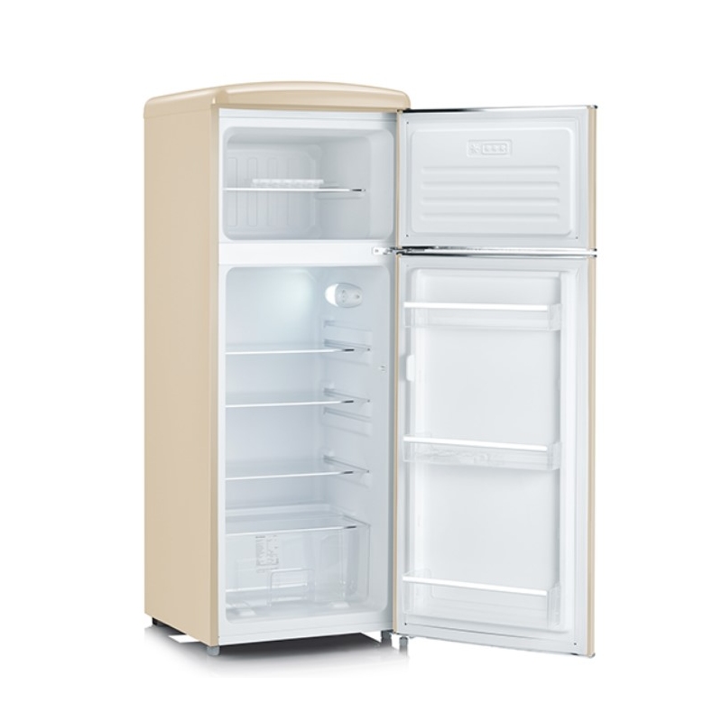 SEVERIN RKG 8933 FRIGORIFERO DOPPIA PORTA LINEA RETRO' 208 LT CLASSE E COLORE CREMA - PROMO