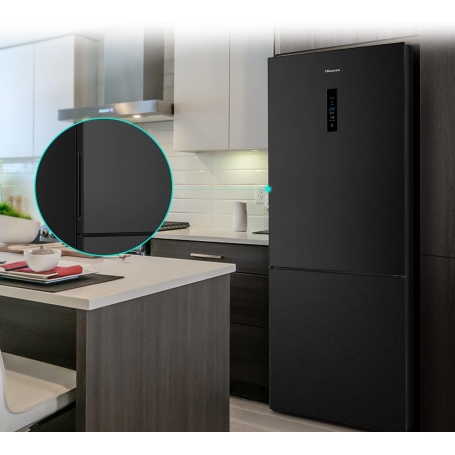 HISENSE RB645N4BFE FRIGORIFERO COMBINATO 495LT NO FROST CLASSE E NERO