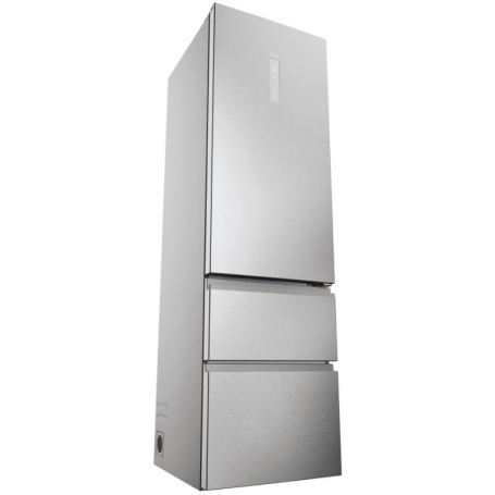 HAIER HTW5620DNMG FRIGORIFERO 3 PORTE NO FROST 414LT WIFI CLASSE D COLORE ARGENTO