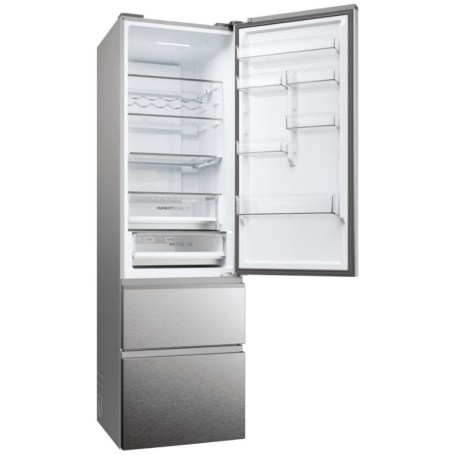 HAIER HTW5620DNMG FRIGORIFERO 3 PORTE NO FROST 414LT WIFI CLASSE D COLORE ARGENTO