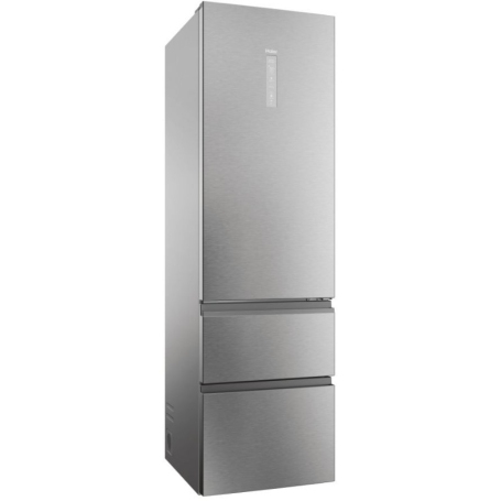 HAIER HTW5620DNMG FRIGORIFERO 3 PORTE NO FROST 414LT WIFI CLASSE D COLORE ARGENTO