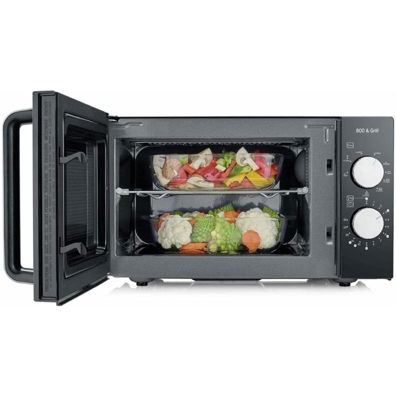 SEVERIN MW7762 FORNO A MICROONDE NERO 20 LT CON...