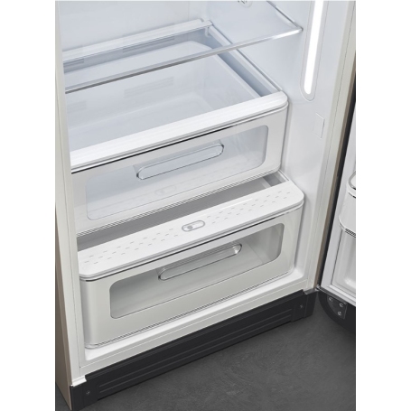 SMEG FAB28RDTP5 FRIGORIFERO MONOPORTA ANNI '50 270LT VENTILATO COLORE TAUPE