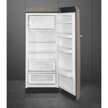 SMEG FAB28RDTP5 FRIGORIFERO MONOPORTA ANNI '50 270LT VENTILATO COLORE TAUPE