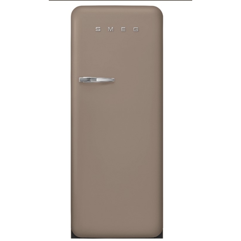 SMEG FAB28RDTP5 FRIGORIFERO MONOPORTA ANNI '50 270LT VENTILATO COLORE TAUPE