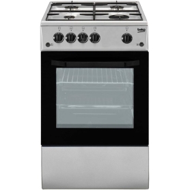 BEKO CSG42011FS CUCINA 50X50 4 FUOCHI A GAS FORNO A GAS COLORE INOX