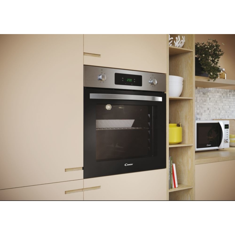 CANDY FIDC X676 FORNO ELETTRICO DA INCASSO 65 LITRI PIROLITICO CLASSE A INOX