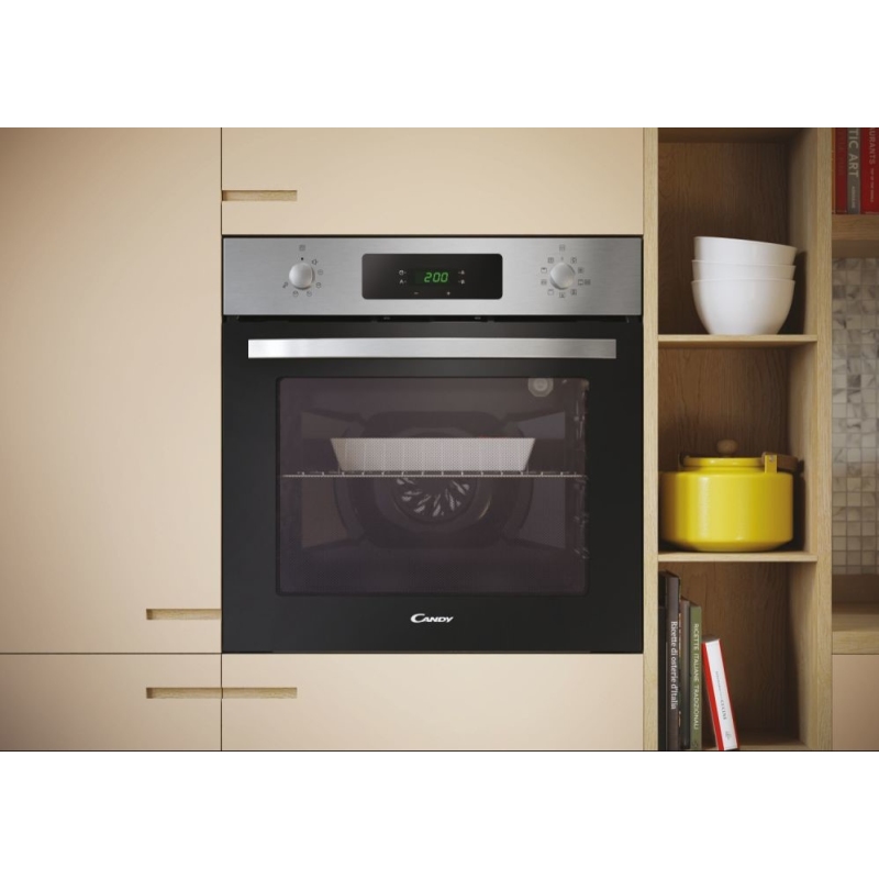 CANDY FIDC X676 FORNO ELETTRICO DA INCASSO 65 LITRI PIROLITICO CLASSE A INOX