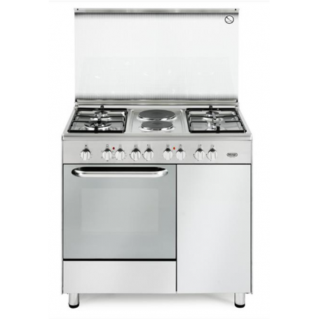 Cucina De Longhi Demx96b42 90x60 4 Fuochi 2 Piastre Forno Elettrico Multifunzione Inox Garanzia Italia