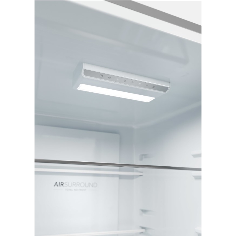 HAIER HDW1620CNPK FRIGORIFERO COMBINATO 377 LT NO FROST WIFI CLASSE C INOX