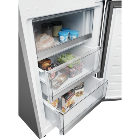 HAIER HDW1620CNPK FRIGORIFERO COMBINATO 377 LT NO FROST WIFI CLASSE C INOX