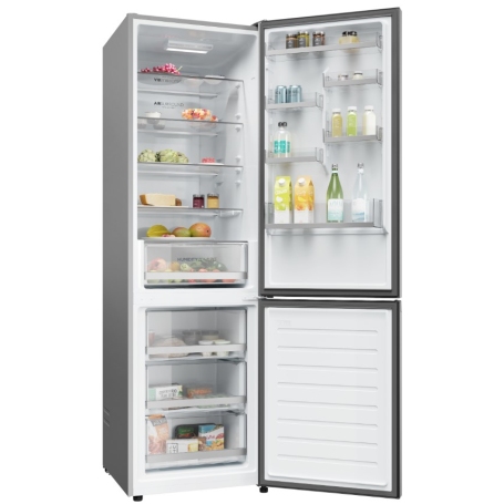 HAIER HDW1620CNPK FRIGORIFERO COMBINATO 377 LT NO FROST WIFI CLASSE C INOX