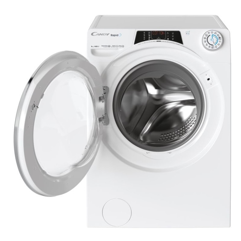 CANDY RO 1486DWMCT/1-S LAVATRICE 8KG 1400 GIRI 16 PROGRAMMI WIFI VAPORE CLASSE A