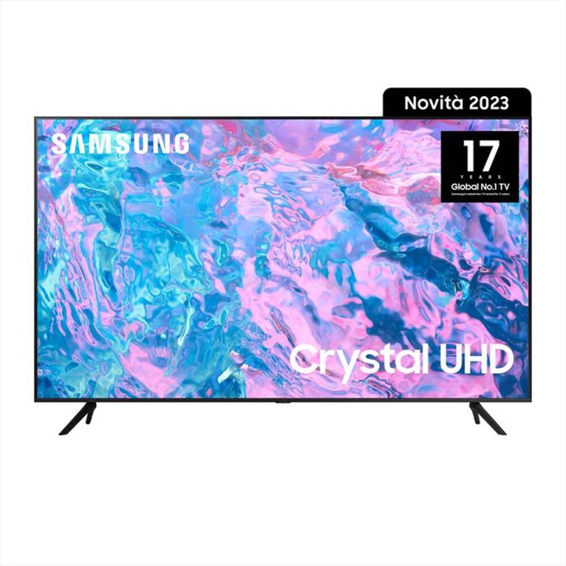 SAMSUNG UE75CU7170UXZ TV LED 75'' HD 4K SMART TV WIFI CLASSE F NERO