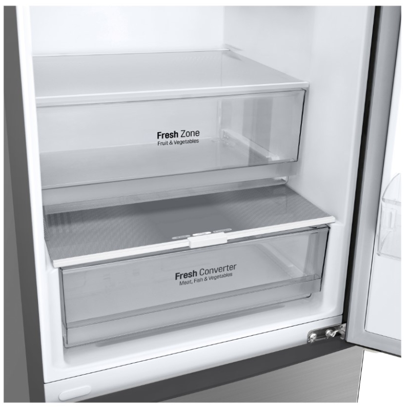 LG GBP62PZNAC FRIGORIFERO COMBINATO 384LT NO FROST CLASSE A COLORE INOX - PROMO