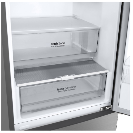 LG GBP62PZNAC FRIGORIFERO COMBINATO 384LT NO FROST CLASSE A COLORE INOX - PROMO