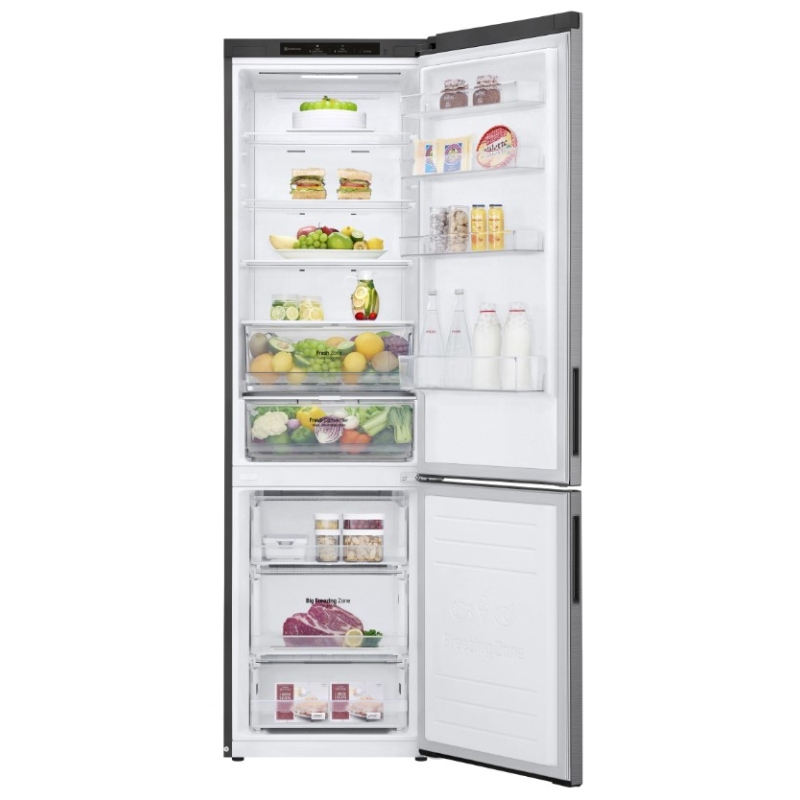 LG GBP62PZNAC FRIGORIFERO COMBINATO 384LT NO FROST CLASSE A COLORE INOX - PROMO