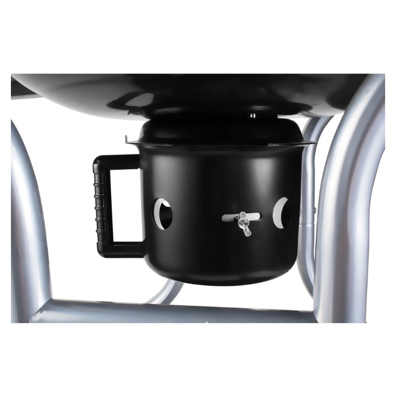 FIELDMANN FZG_1014 BARBECUE A CARBONE DA GIARDINO 54CM CON RUOTE COLORE NERO - PROMO