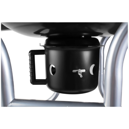 FIELDMANN FZG_1014 BARBECUE A CARBONE DA GIARDINO 54CM CON RUOTE COLORE NERO - PROMO