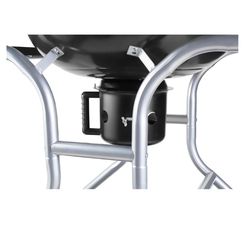 FIELDMANN FZG_1014 BARBECUE A CARBONE DA GIARDINO 54CM CON RUOTE COLORE NERO - PROMO