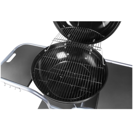 FIELDMANN FZG_1014 BARBECUE A CARBONE DA GIARDINO 54CM CON RUOTE COLORE NERO - PROMO